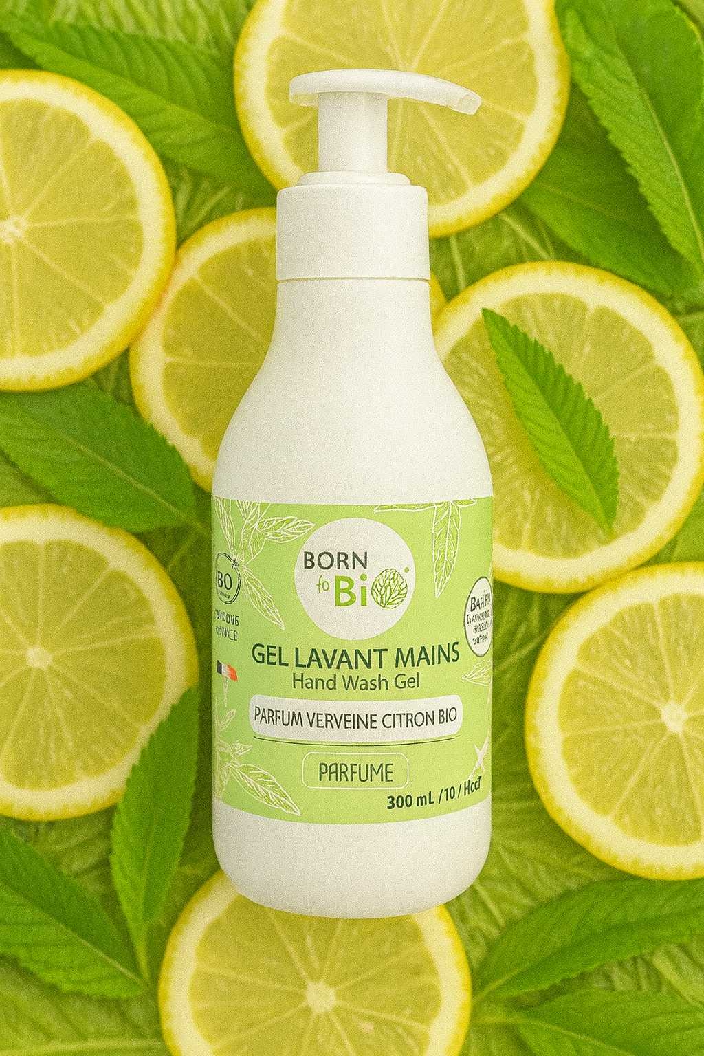 Gel lavant pour les mains Verveine Citron - Certifiée Bio Gel