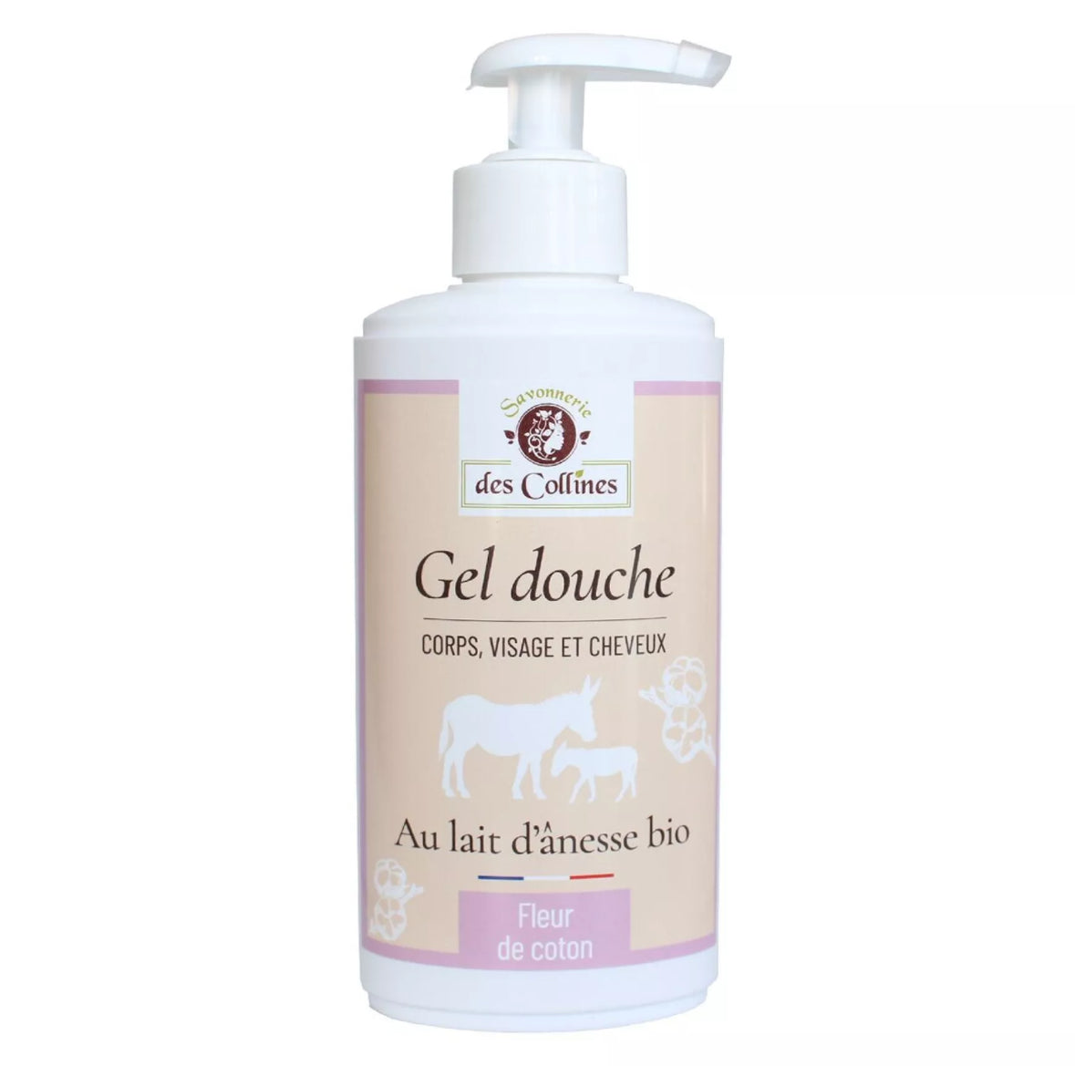 Gel douche lait d'ânesse parfum douceur