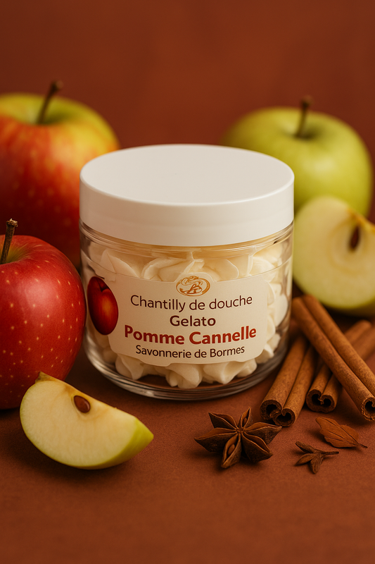 Chantilly de douche Pomme cannelle