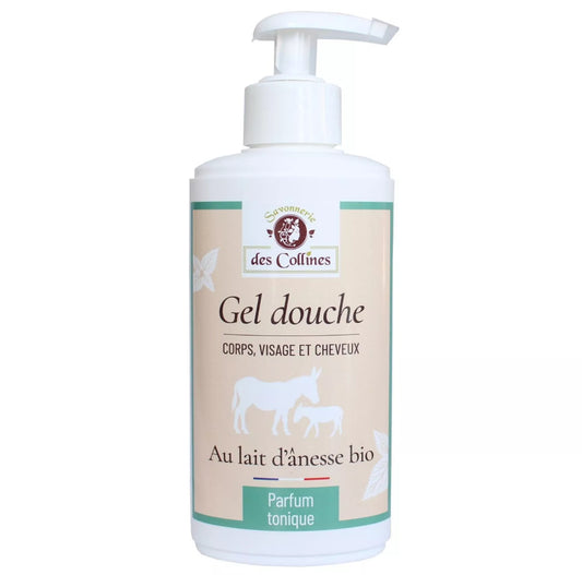 Gel douche lait d'ânesse parfum tonique