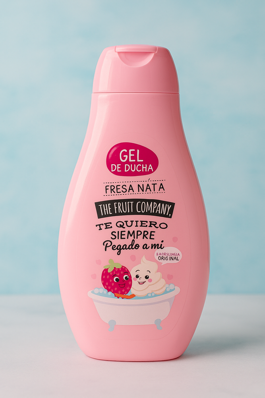 Gel douche the fruit company fraise chantilly