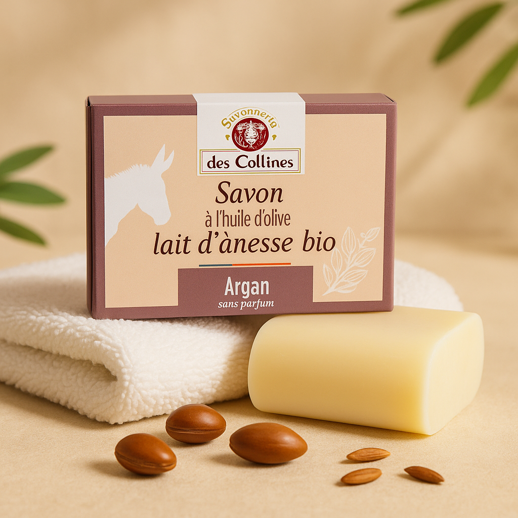 Savon lait d'ânesse et huile d'argan