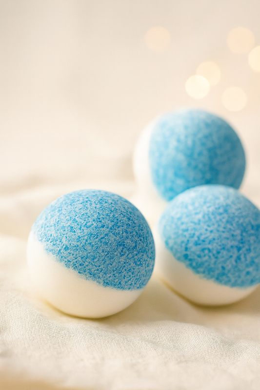 Boule effervescente 125g parfum "Fleur de coton"