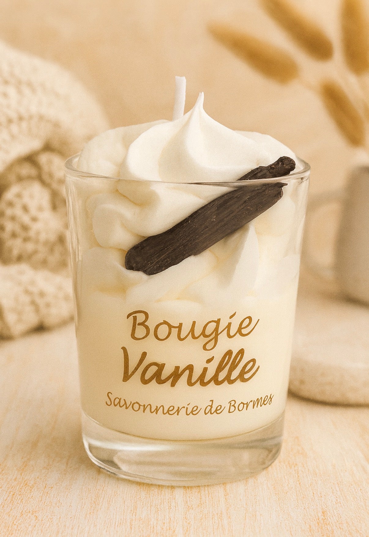 Mini bougie pâtissière Vanille