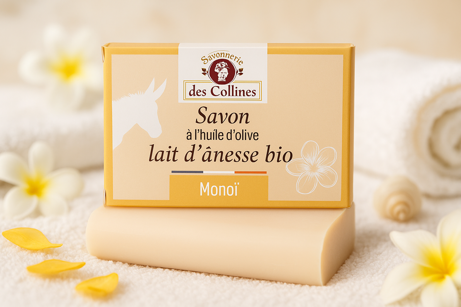 Savon lait d'ânesse Monoï