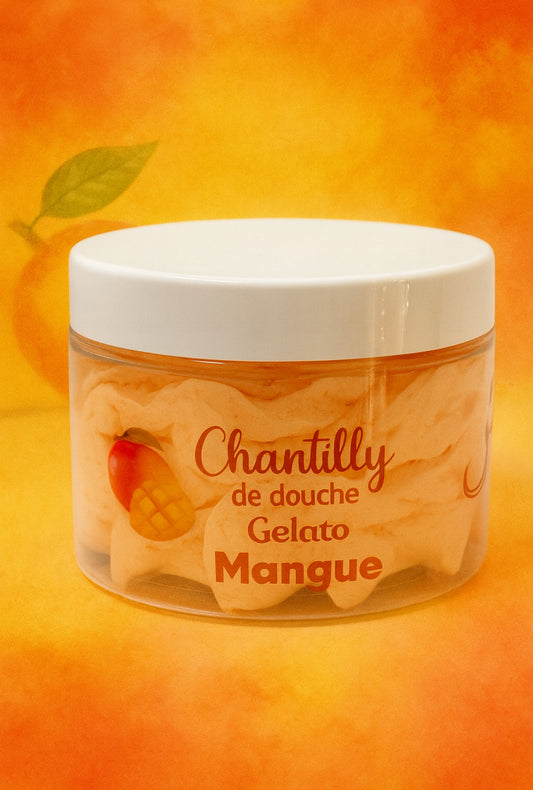 Chantilly de douche Mangue