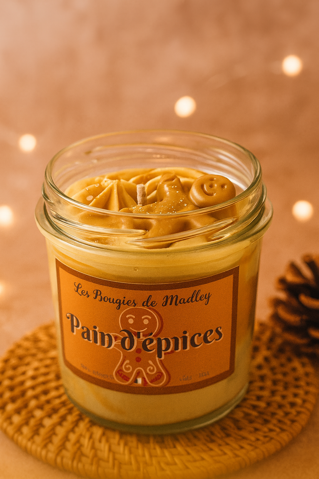 Bougie gourmande Pain d'épices