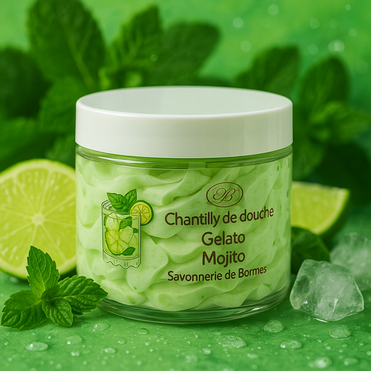 Chantilly de douche Mojito