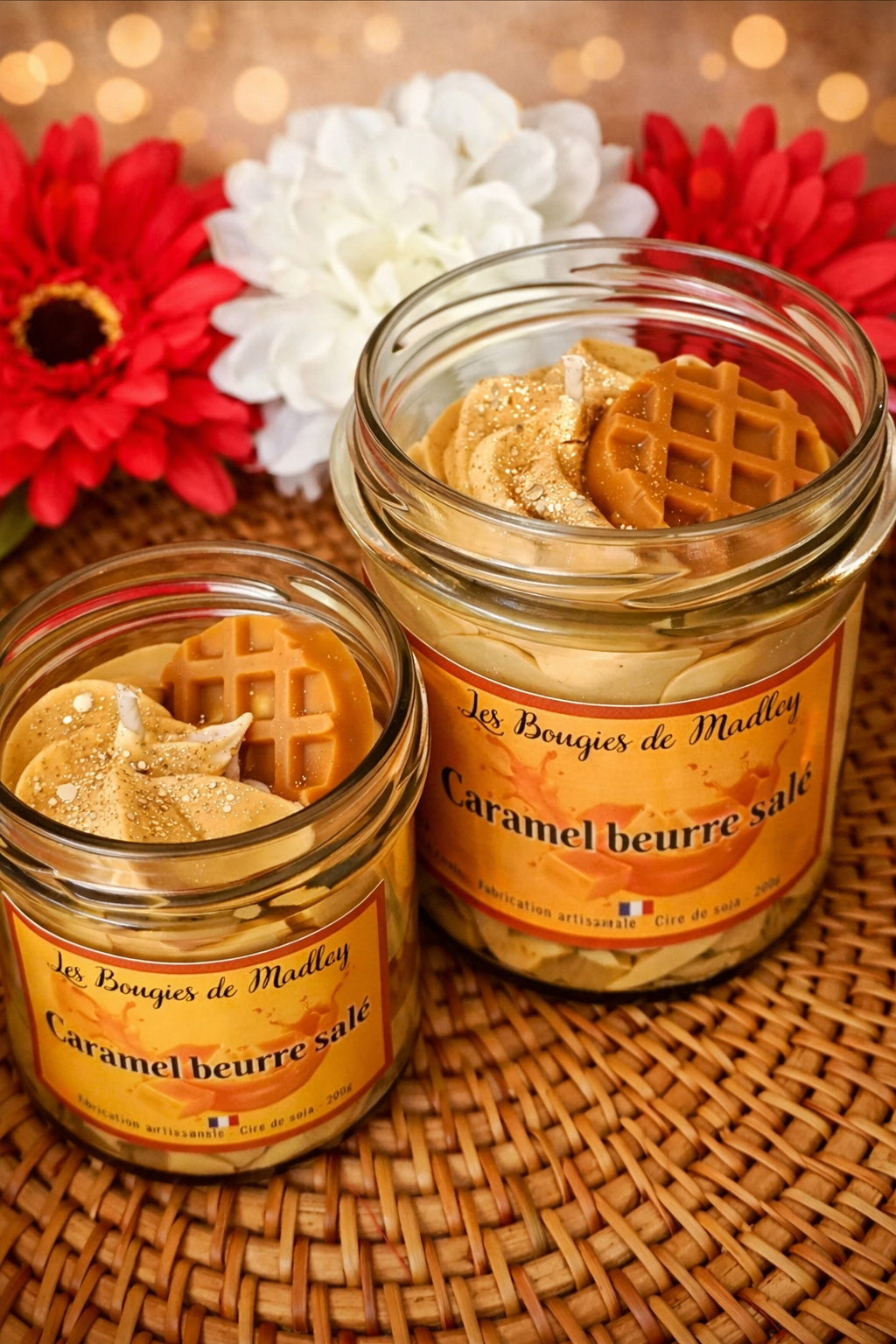 Bougie gourmande caramel beurre salé