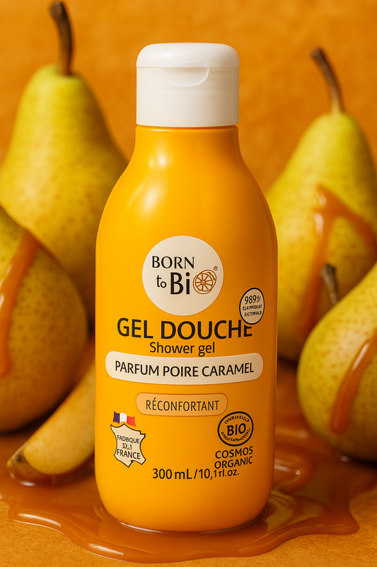 Gel douche Poire Caramel Cerfitifé Bio