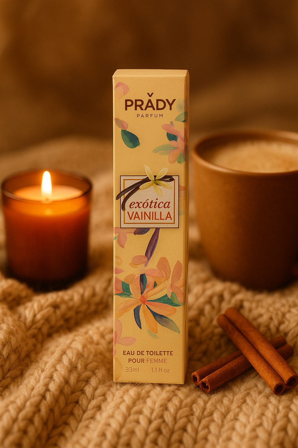 Eau de toilette Prady exotica vanille 33ml