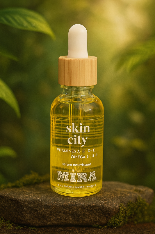 Sérum à l'huile de kukui, moringa, carthame et huile essentielle de citron sauvage - Visage, corps, cheveux - Nourrissante, hydratante, raffermissante, fini non gras