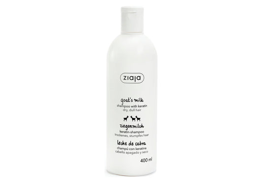 Shampoing à la Kératine Lait de Chèvre, 400 ml
