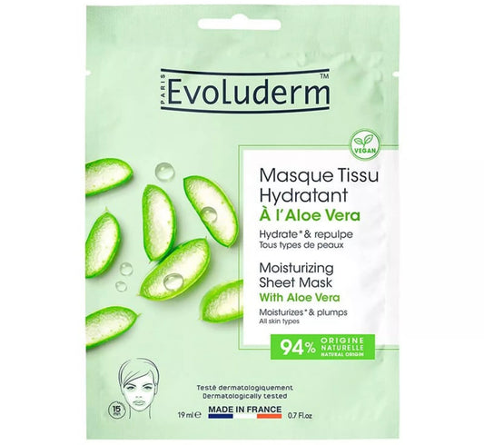Masque Tissu Hydratant à l'Aloe Vera