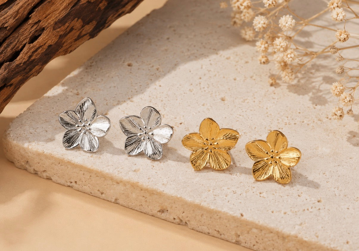 Boucles d’oreilles Fleur de Lumière