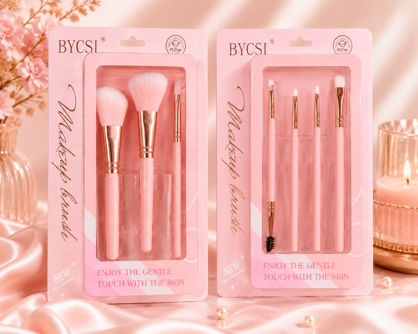 Kit de Pinceaux Maquillage – Visage & Yeux BYCSI