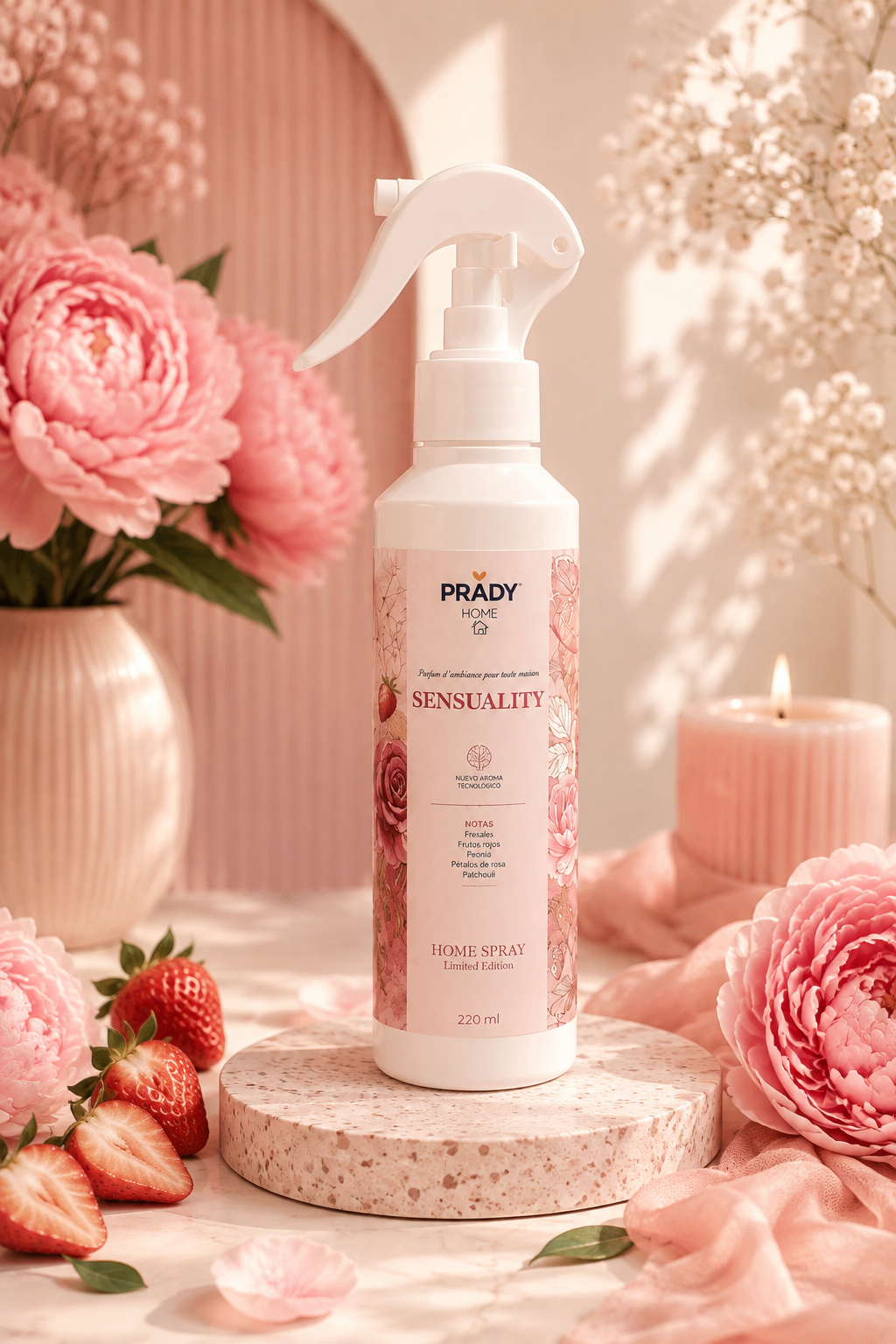 Spray d'Ambiance Maison et Tissu Sensuality  220ML