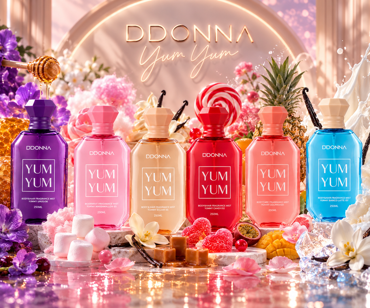Brumes Parfumées Yum Yum – D’Donna • Corps & Cheveux 250 ml