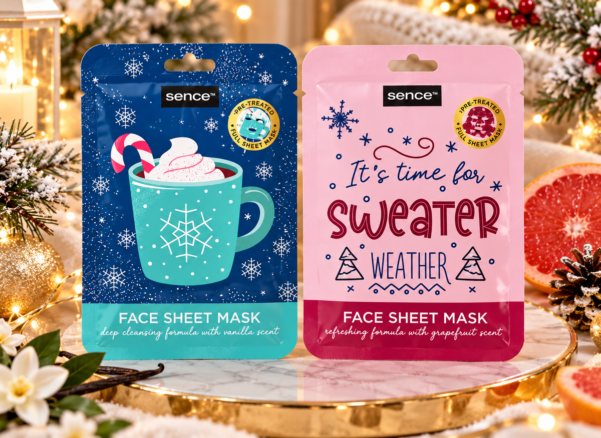 Masque Visage en Tissu Sence – Édition Hiver