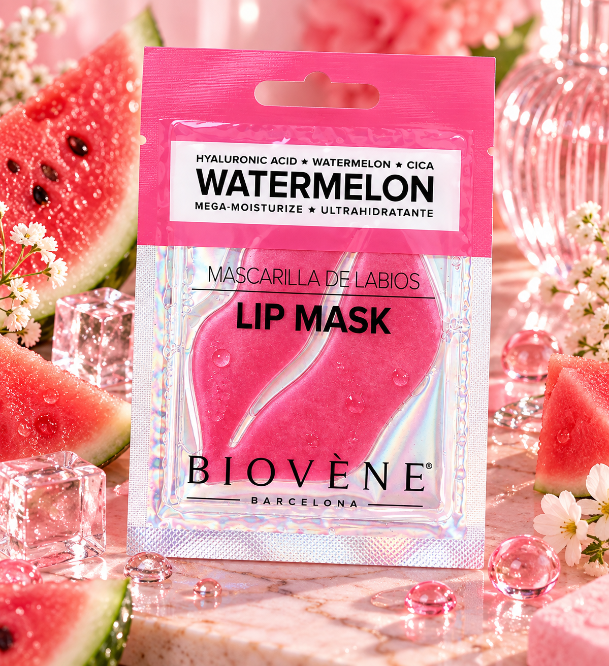 Masque Lèvres Watermelon Biovène – Hydratation & Douceur