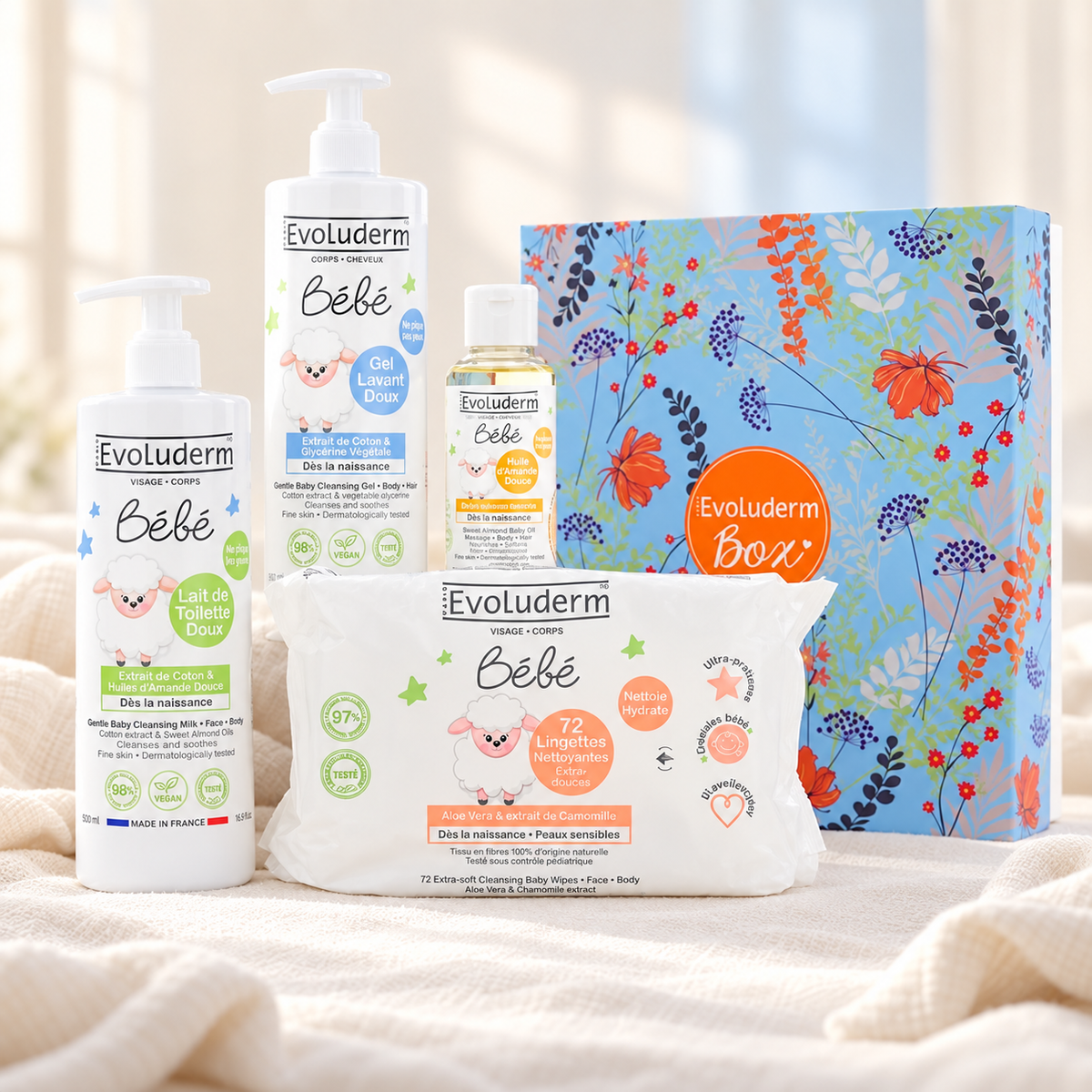Coffret Tendresse Bébé – Les essentiels douceur | Evoluderm