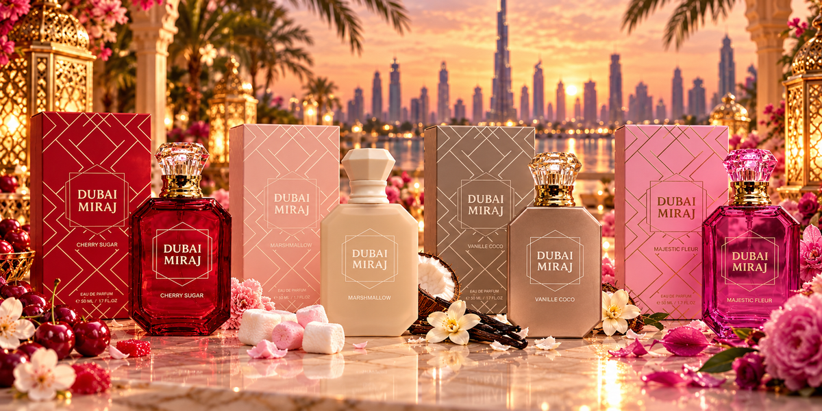 Dubai Miraj – Eaux de parfum 50 ml | Collection gourmande et florale