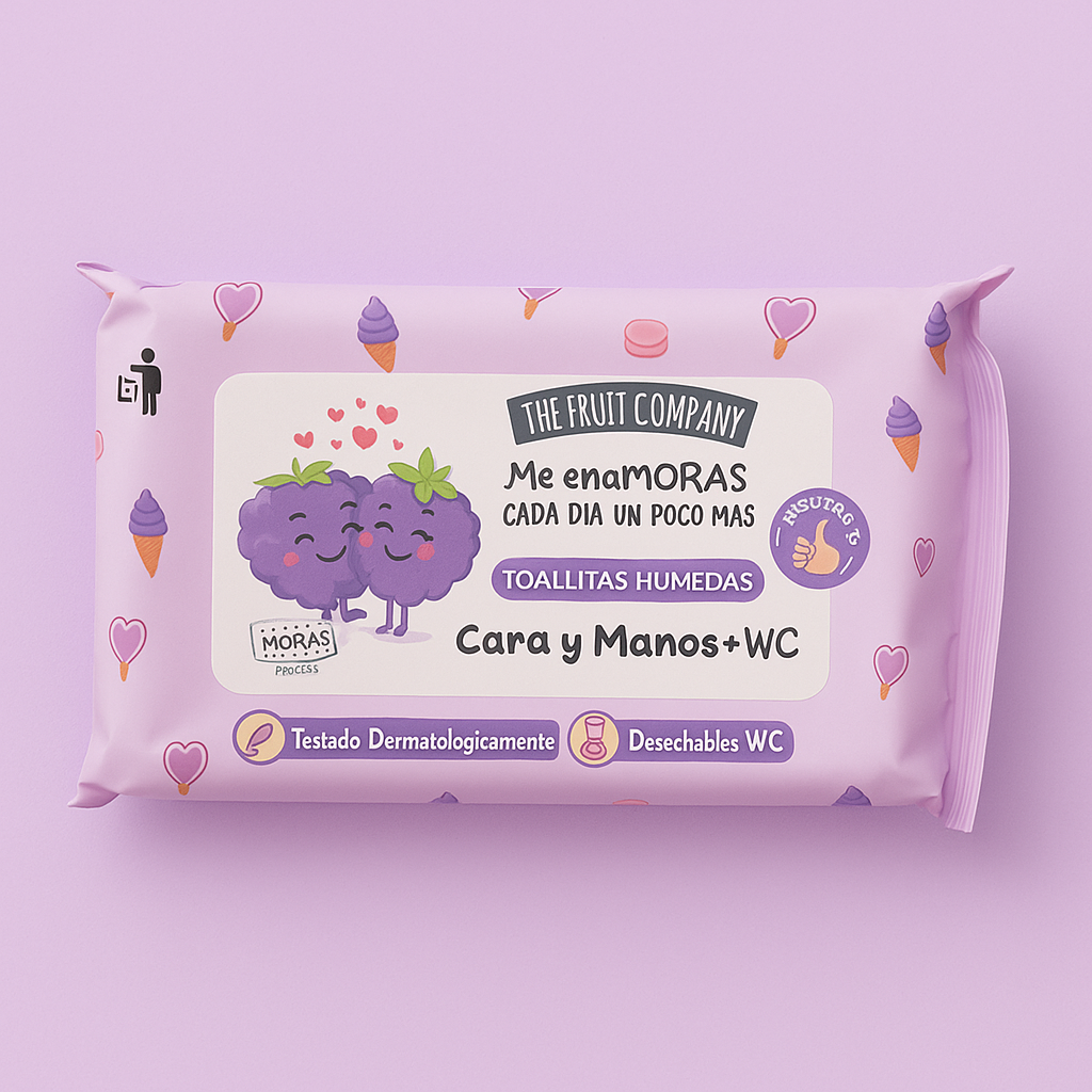 The Fruits Compagnie – Lingettes Multi-usages Mûre