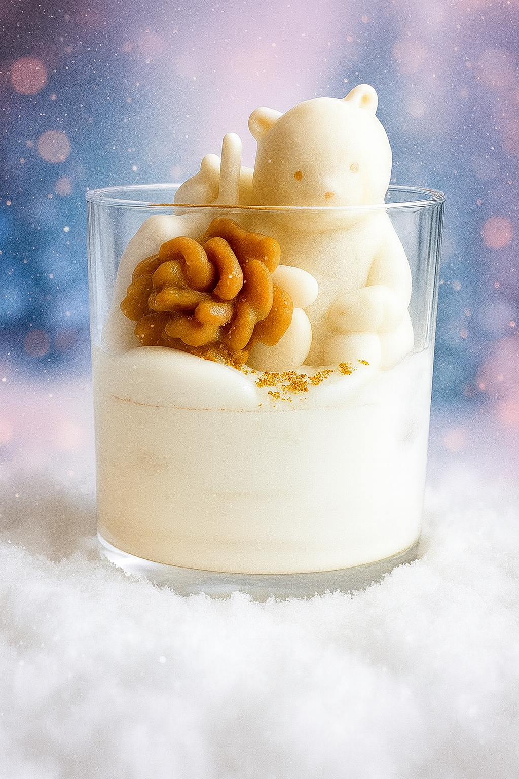 Bougie pâtissière sirop d’érable ours 170g .