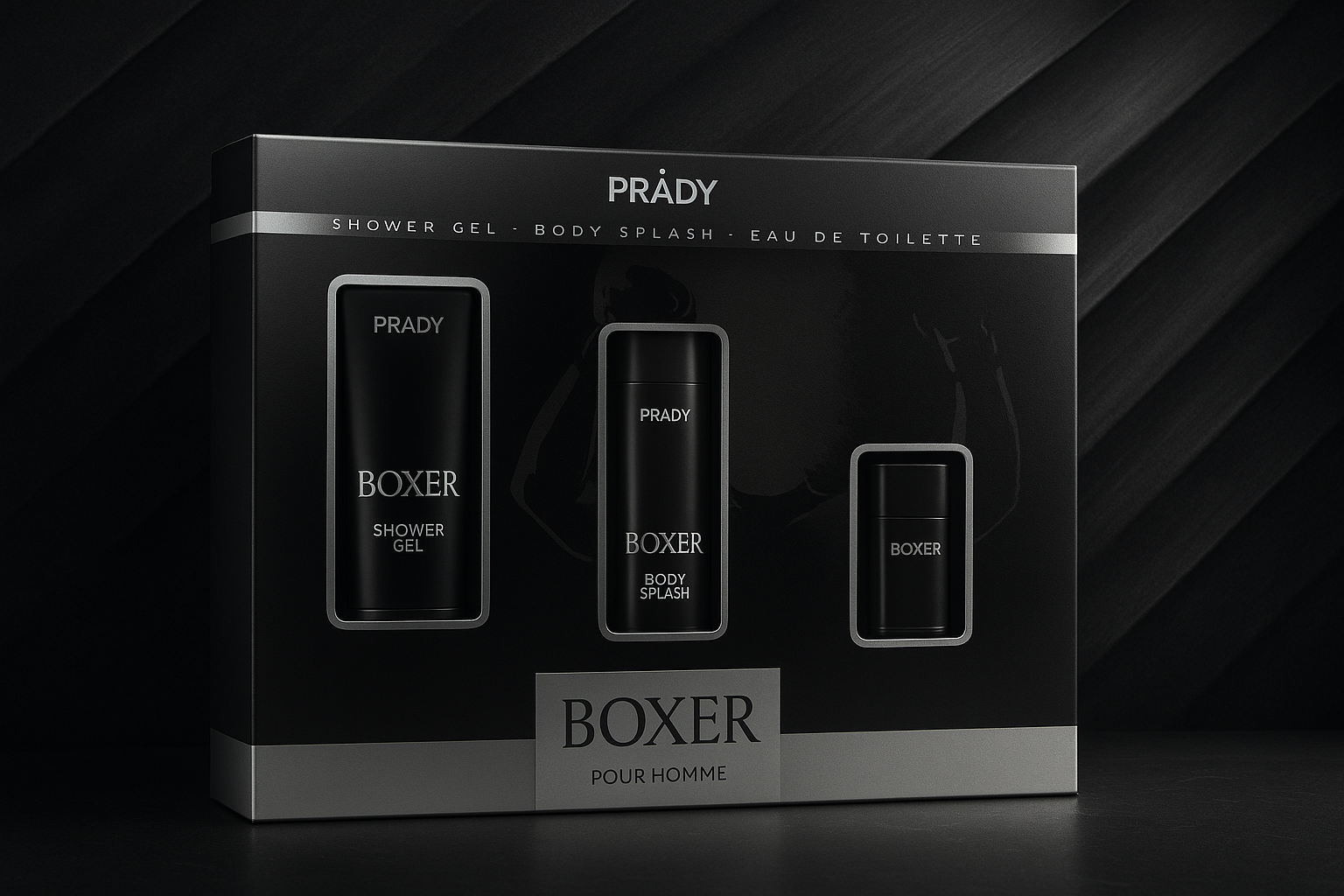 Coffret Boxer pour Homme 3 pièces - Prady