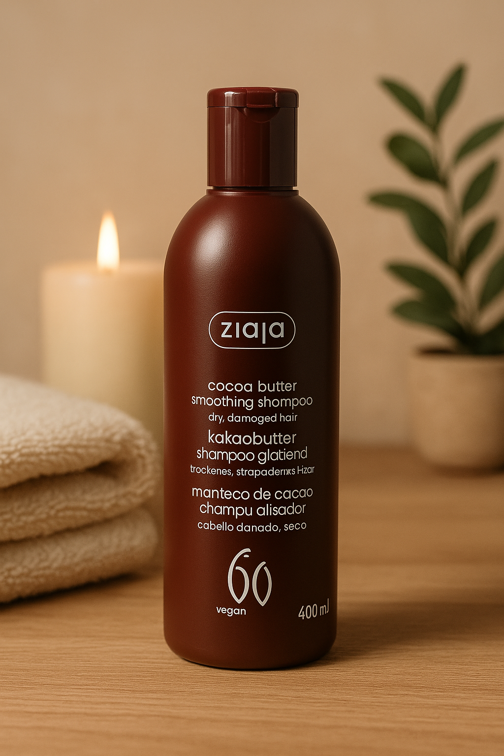 Shampoing réparateur au beurre de cacao