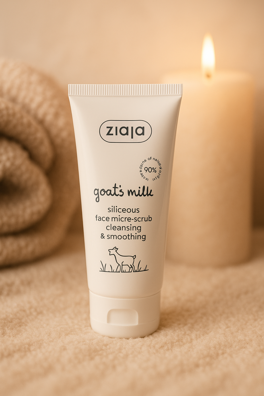 Gommage ultra doux à l'argile et lait de chèvre