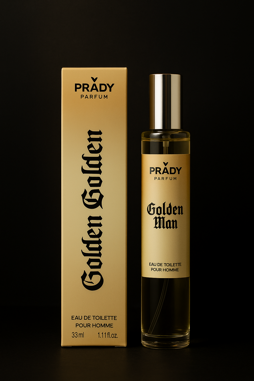 Eau de toilette golden man 33ml