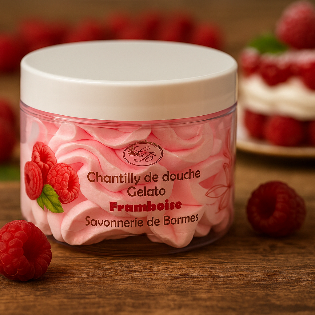 Chantilly de douche Framboise