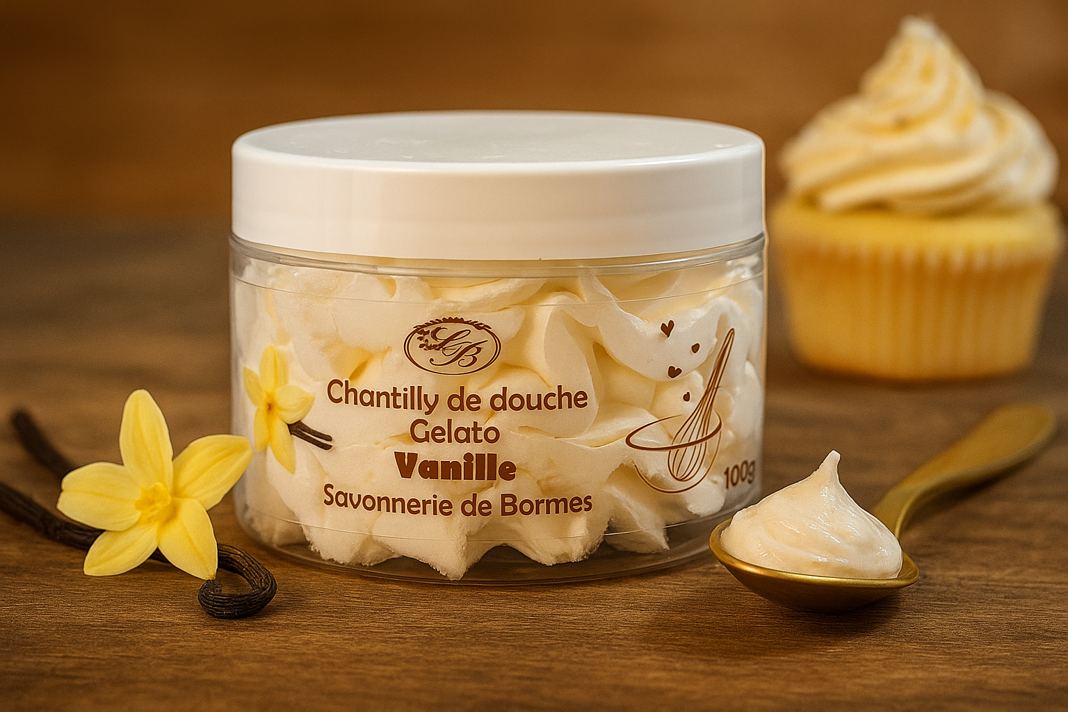 Chantilly de douche Vanille