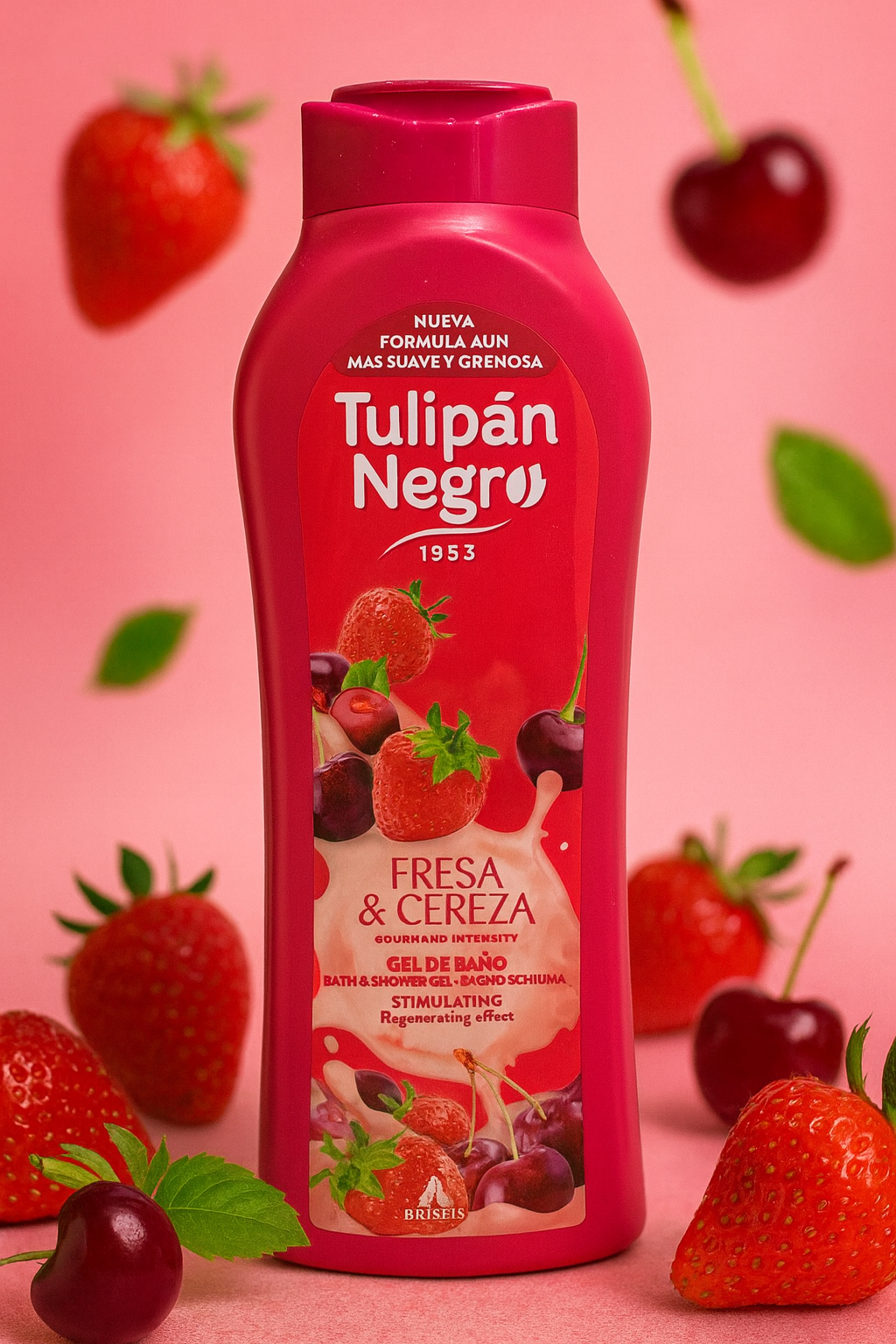 Gel douche fraise et cerise