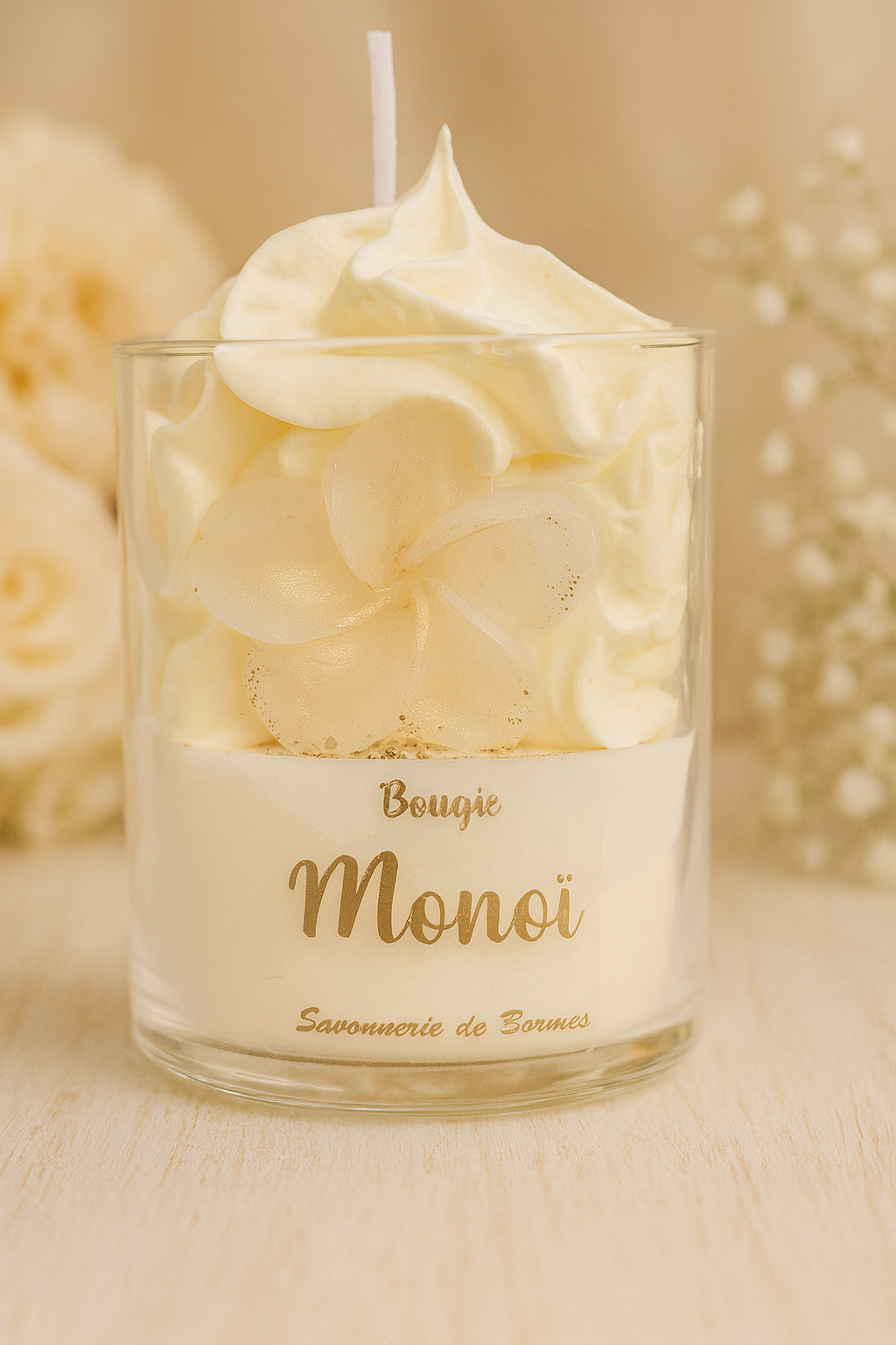 Bougie pâtissière Monoï
