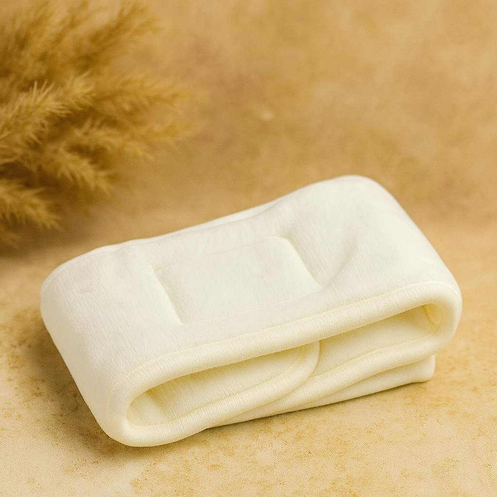 Bandeau velours démaquillage en bambou et coton