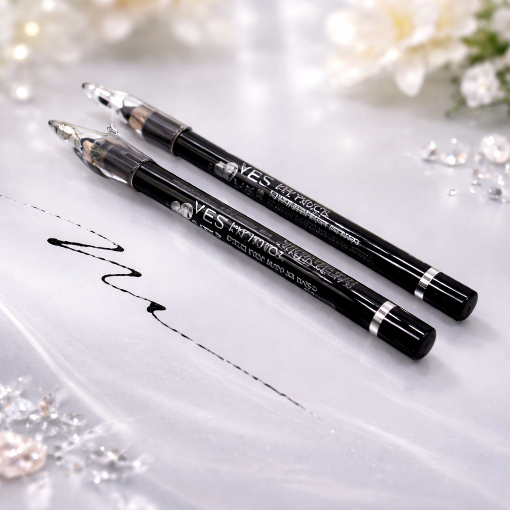 Crayon Gras Yeux Noir + Taille Crayons