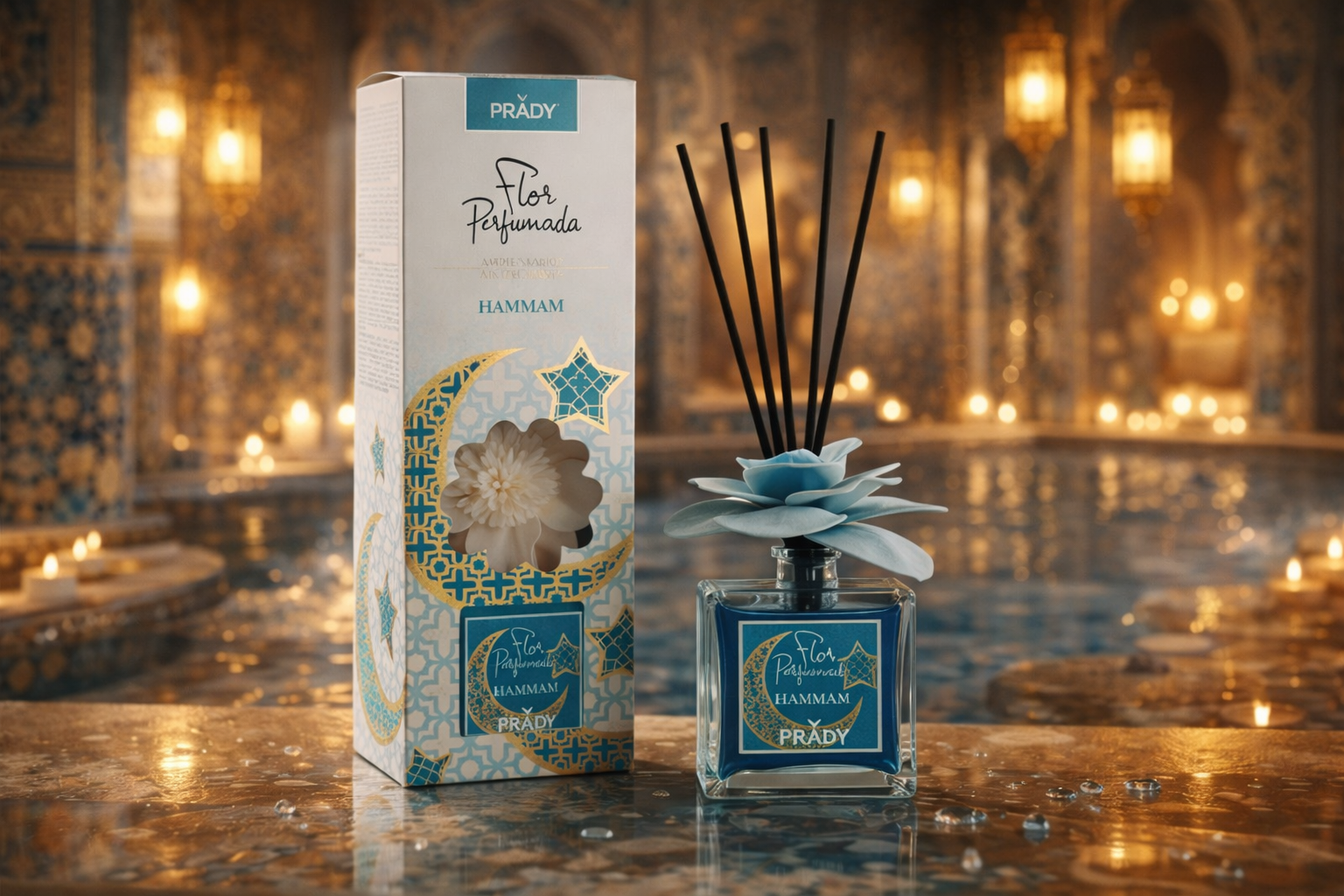Fleur de mikado ambiance Hammam