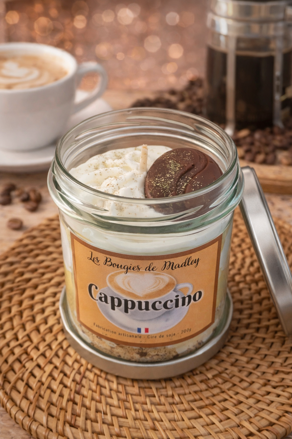 Bougie gourmande Cappuccino