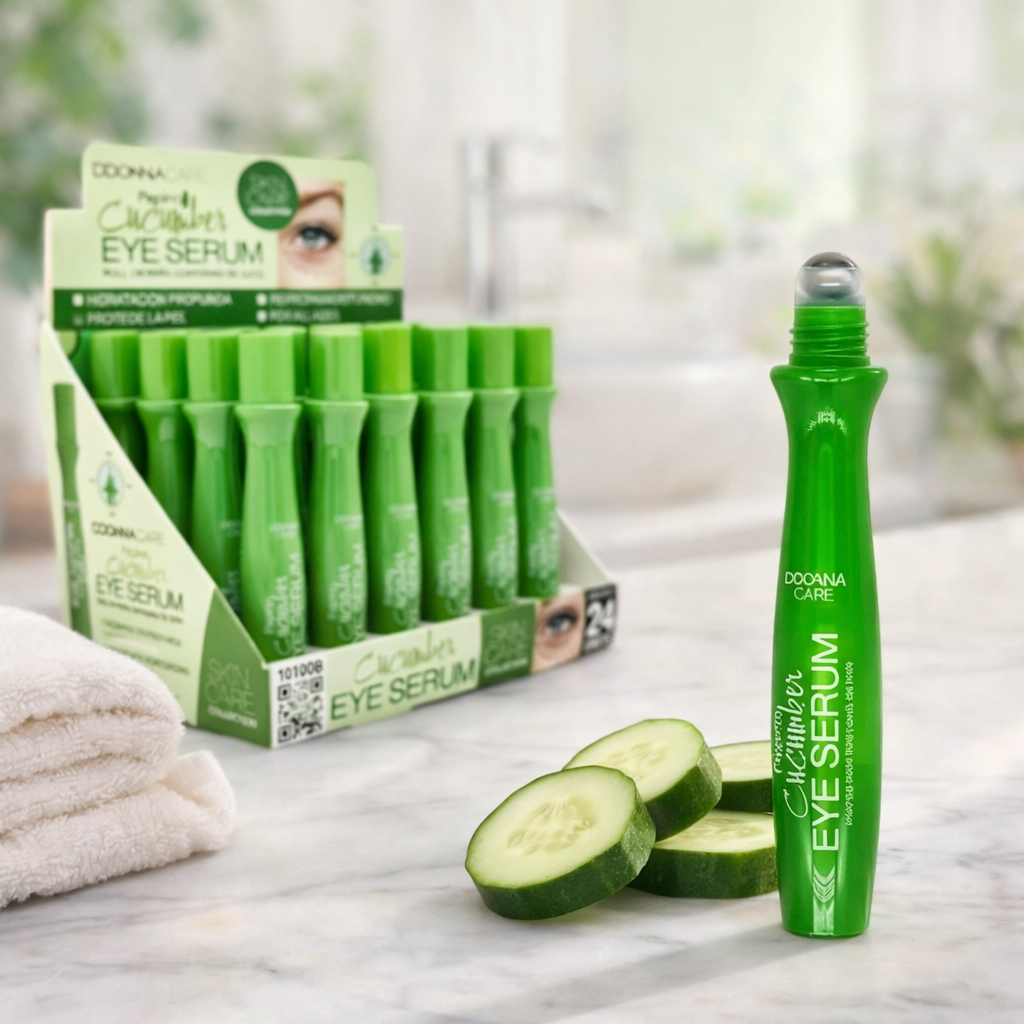 Sérum applicateur roll on contour des yeux aux concombre