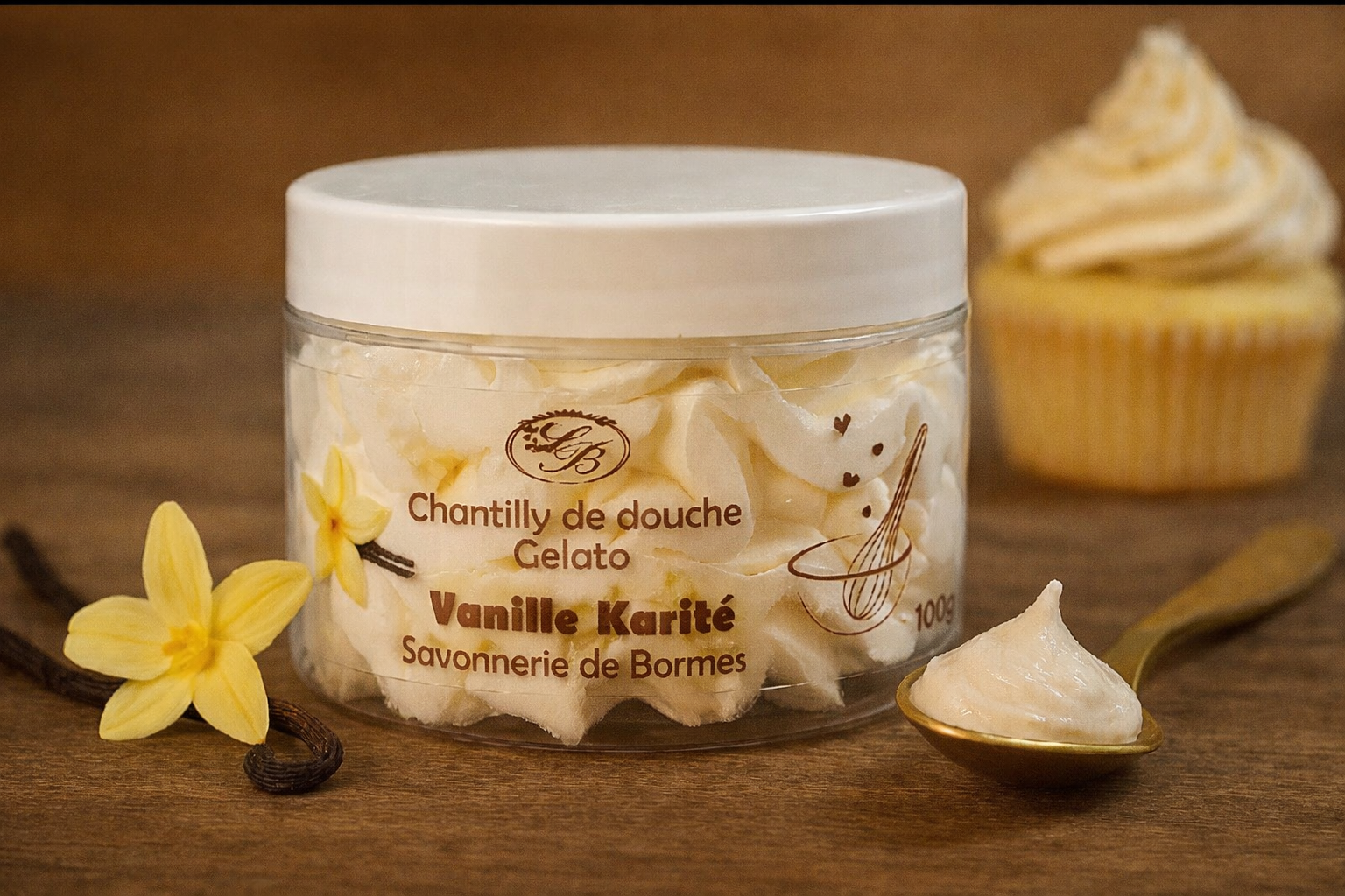 Chantilly de douche Vanille Karite