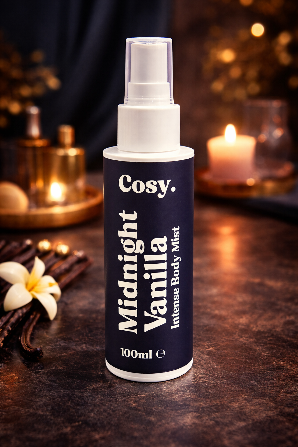 Brume corporelle Midnight vanilla 100ml - Cosy.