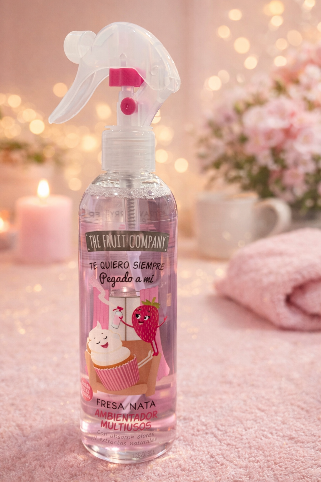Spray d'Ambiance Maison & Tissu Fraise Chantilly