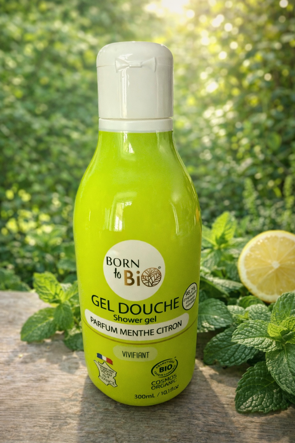 Gel douche menthe citron- certifié bio