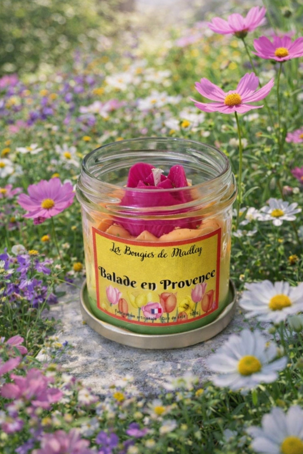 Bougie gourmande balade en provence