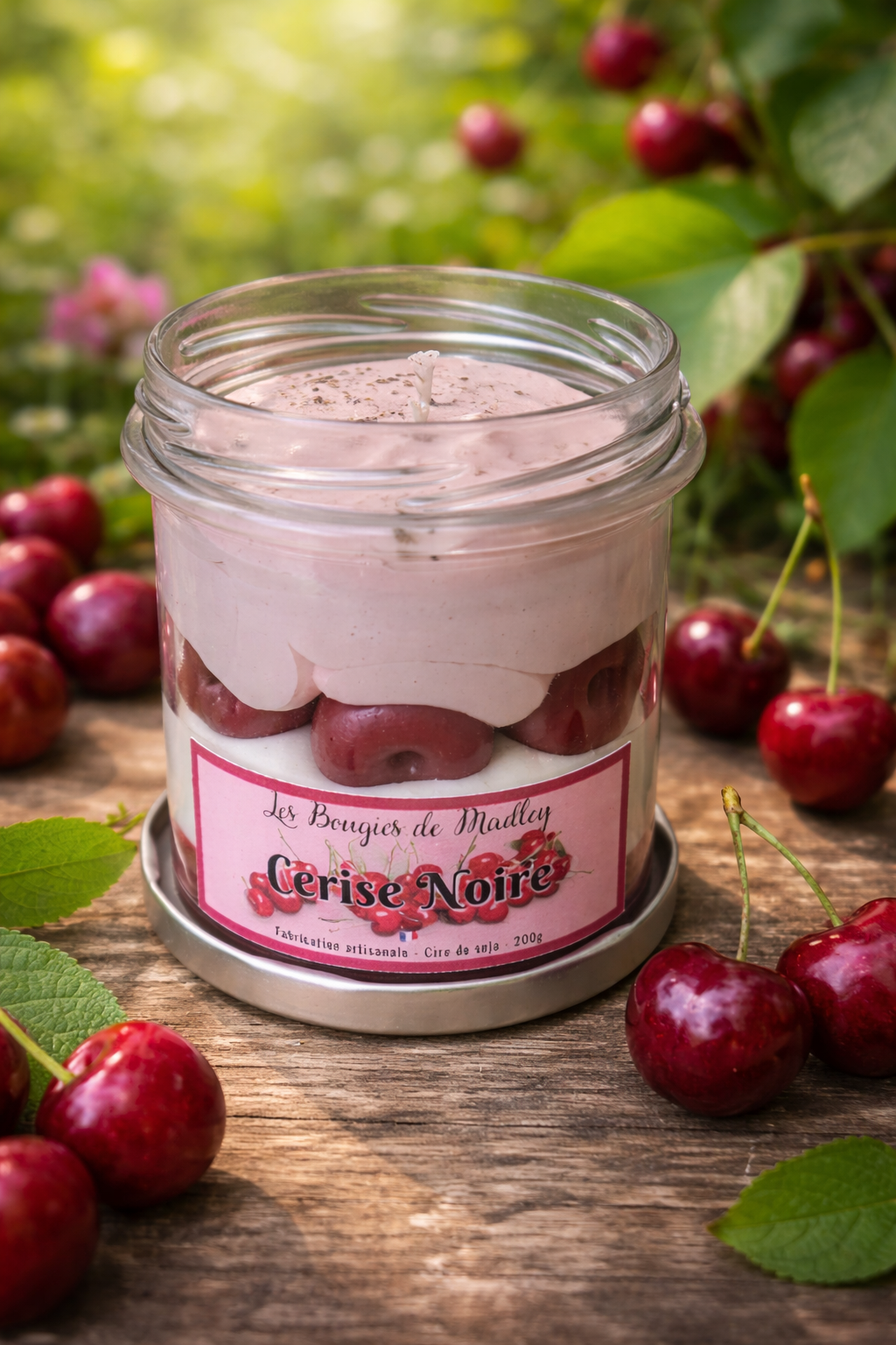 Bougie gourmande Cerise noire