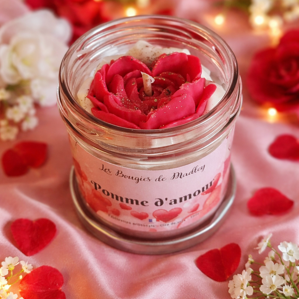 Bougie gourmande Pomme d'amour