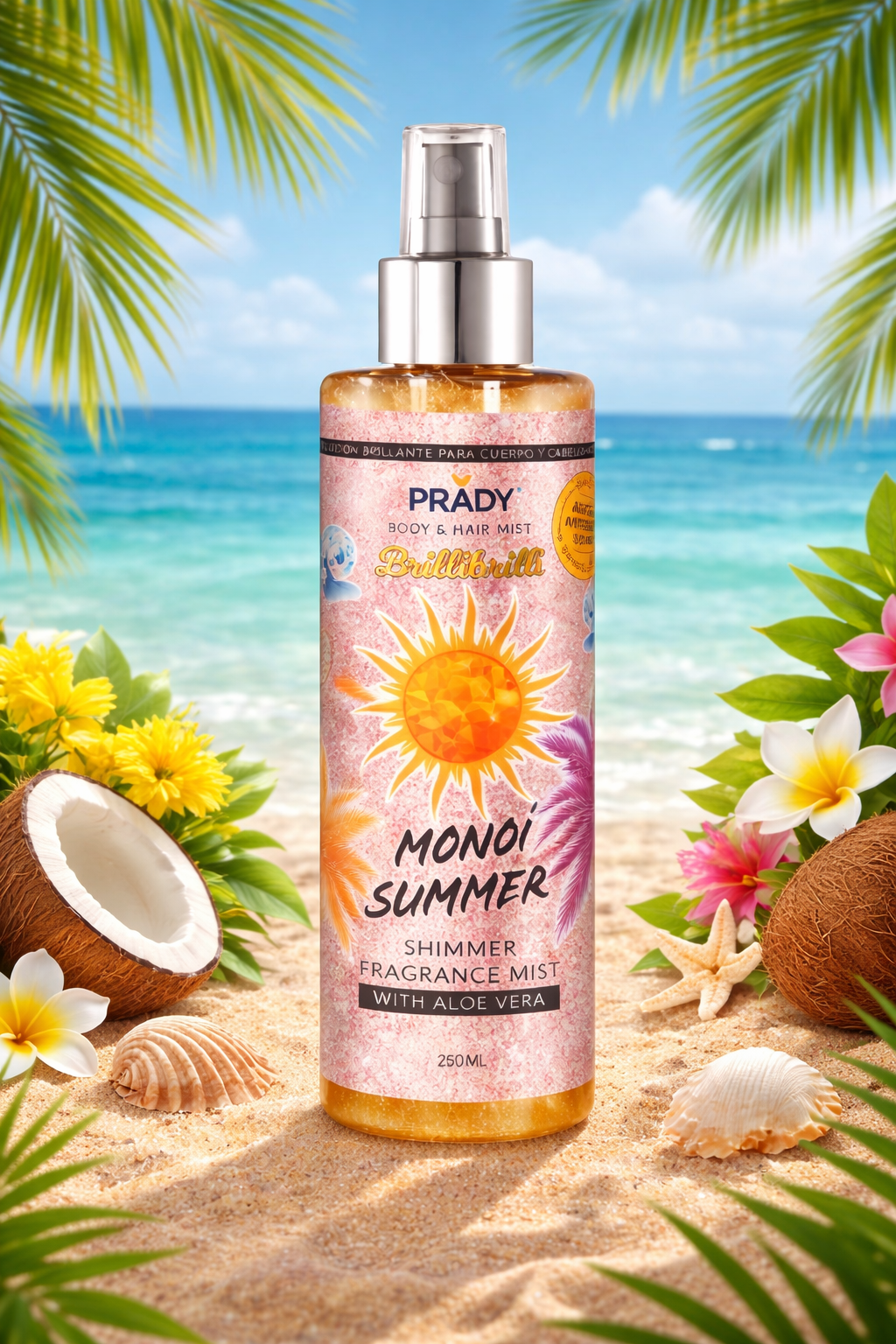 Brume Scintillante Corps et Cheveux Monoï 250ml