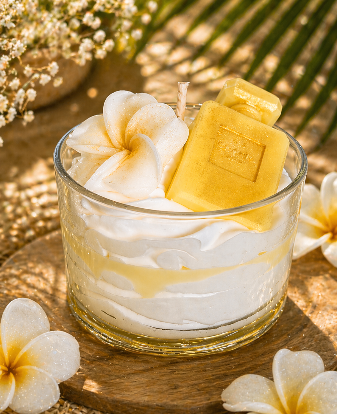 Bougie verrine tiare coco 115 g